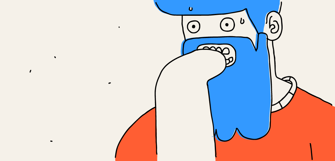 Don’t panic — illustration for week 16 of pregnancy