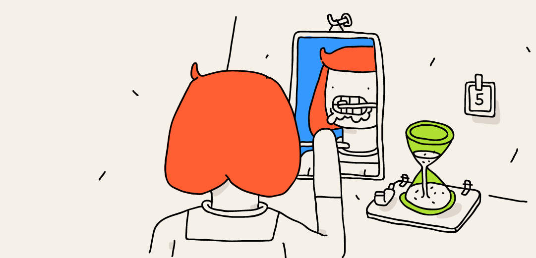 Can my toothbrush help me get pregnant?! — illustration for week 1 of pregnancy