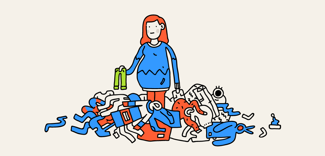 Dressing the baby in a sustainable way — week 32 of pregnancy