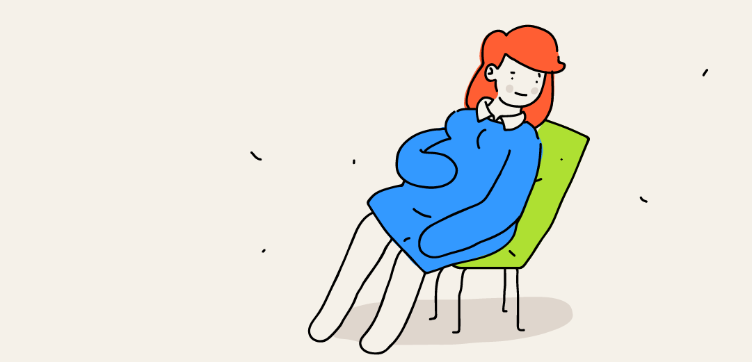 Vertical birth — week 28 of pregnancy
