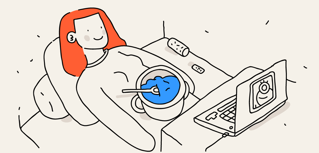 Survive the third trimester — illustration for week 25 of pregnancy
